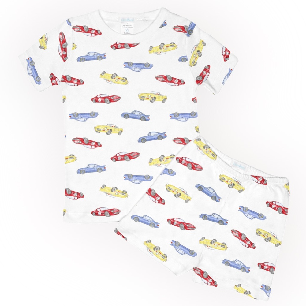 Kids Car Print Matching Set